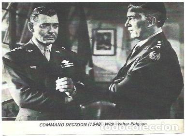 Postais: LAMINA 40208: Clark Gable en Command Decision - NULL