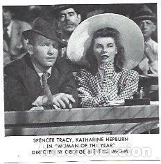 Cartoline: LAMINA 40248: Spencer Tracy en Woman of the year - NULL