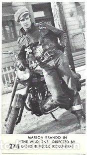 Postales: LAMINA 40156: Marlon Brando en The Wild One - NULL