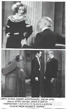 Postales: LAMINA 40129: Greta Garbo en Sapho - NULL