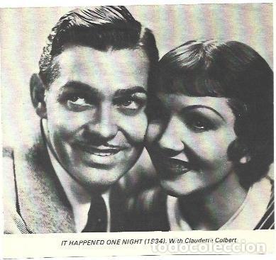 Postkarten: LAMINA 40188: Clark Gable con Claudette Colbert - NULL