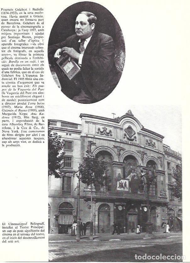 Postais: LAMINA 35930: Fructuos Gelabert y el Teatre Principal de Barcelona - Edmon Valles
