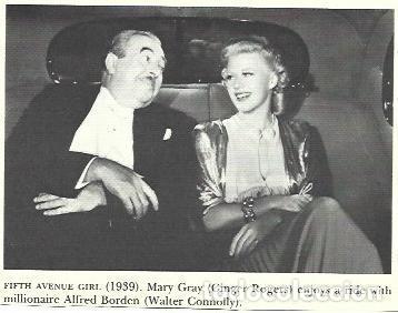 Cartes Postales: LAMINA 39742: Escena de Fifth Avenue Girl con Ginger Rogers - NULL