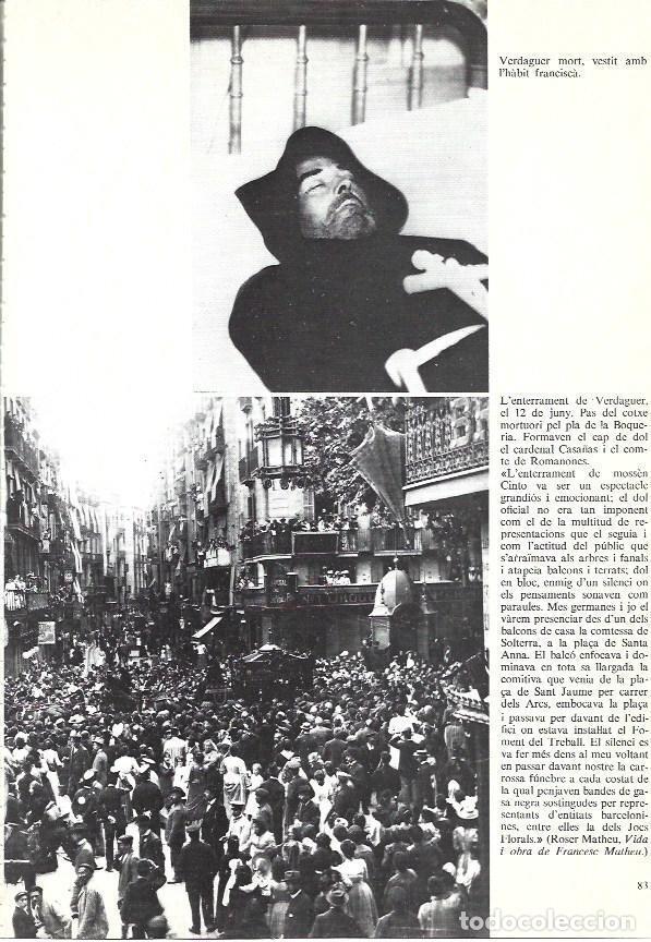Postales: LAMINA 35913: Entierro de Jacint Verdaguer - Edmon Valles