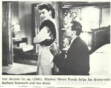 Cartes Postales: LAMINA 39680: Escena de You belong to me con Henry Fonda - NULL