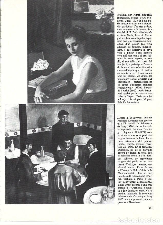 Postales: LAMINA 35972: Antonia, por Alfred Sisquella y Homes a la taverna, por Francesc Domingo - Edmon Valle