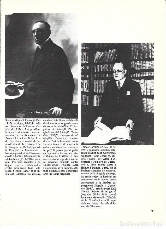 Postales: LAMINA 35989: Ramon Miquel i Planas y Tomas Carreras i Artau - Edmon Valles