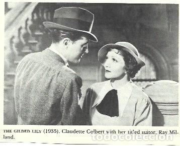 Cartoline: LAMINA 39733: Escena de the Gilded Lily con Claudette Colbert - NULL