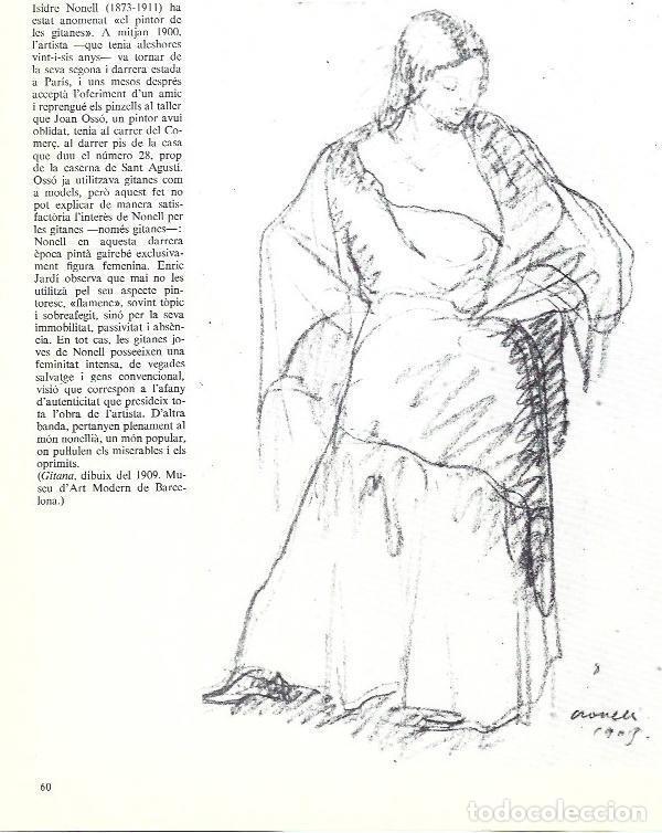 Cartoline: LAMINA 35901: Gitana, por Isidre Nonell - Edmon Valles
