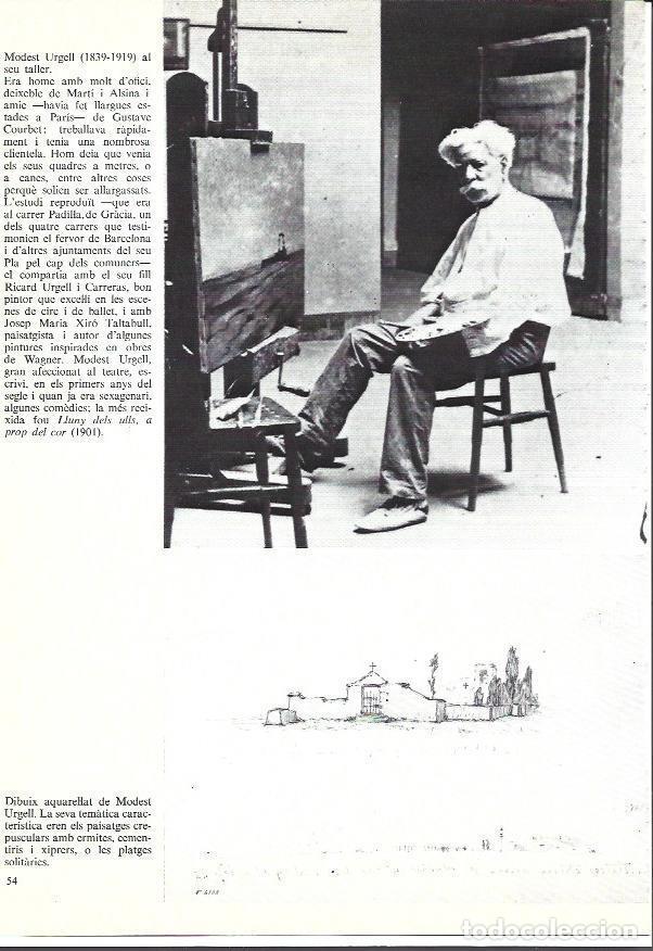 Postkarten: LAMINA 35898: Modest Urgell en su taller - Edmon Valles