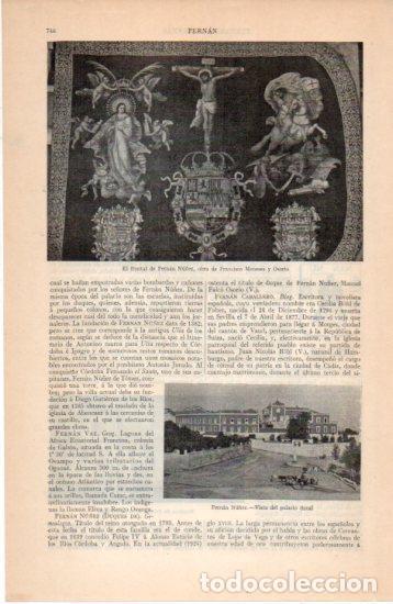 Postkarten: LAMINA V38673: El frontal de Fernan Nu&ntilde;ez por F. Meneses y Osorio - Varios