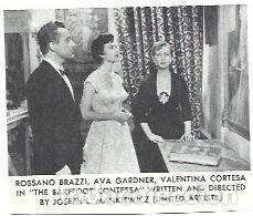 Postales: LAMINA 39883: Ava Gardner en The Barefoot Contessa - NULL