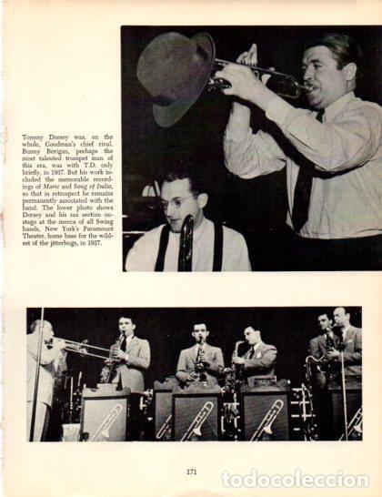 Postcards: LAMINA V50334: Tommy Dorsey and his sax section, Paramount Theatre New York 1937 - Orrin Keepnews