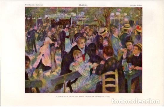 Cartes Postales: LAMINA V38602: El Molino de la Galette por Renoir - Varios