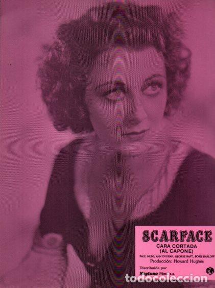 Postkarten: LAMINA V50411: Scarface cara cortada, Al Capone. Paul Muni, Ann Dvorak y George Raft. N&ordm; 1 - NULL