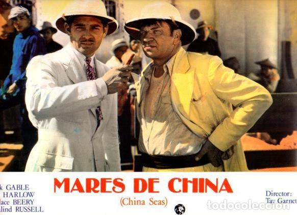 Cartes Postales: LAMINA V50445: Mares de China con Clark Gable y Jean Harlow n&ordm; 9 - NULL