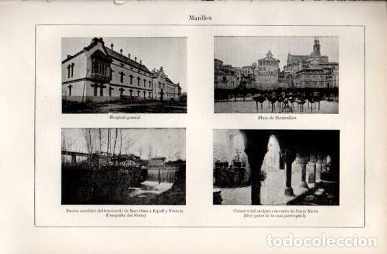 Postkarten: LAMINA V49922: Vistas de Manlleu, Barcelona - Varios