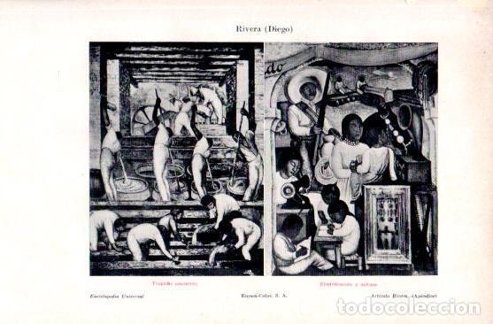 Postais: LAMINA V50069: Trapiche azucarero y Electrificacion y cultura por Diego Rivera - Varios
