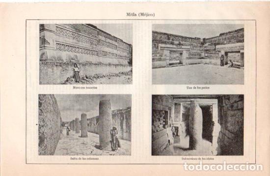 Cartoline: LAMINA V38535: Vistas de Mitla, Mejico - Varios