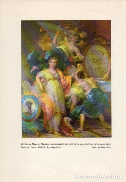 Cartoline: LAMINA V38841: El Dos de Mayo en Madrid por Goya - Martin de Riquer