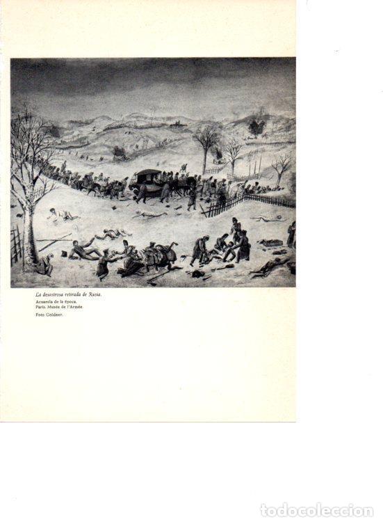 Postkarten: LAMINA V38909: La desastrosa retirada de Rusia - Martin de Riquer
