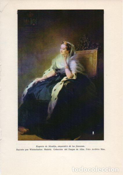 Cartoline: LAMINA V38920: Eugenio de Montijo retrato por Winterhalter - Martin de Riquer