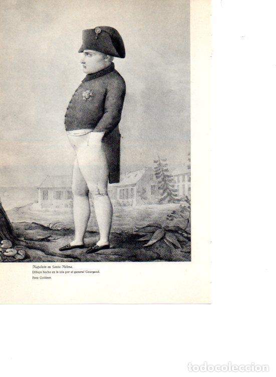 Cartoline: LAMINA V38910: Napoleon en Santa Helena por el general Gourgaud - Martin de Riquer