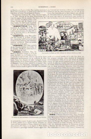 Postcards: LAMINA V50054: Los tejados de Paris en 1952 por A. Robida en 1884 - Varios