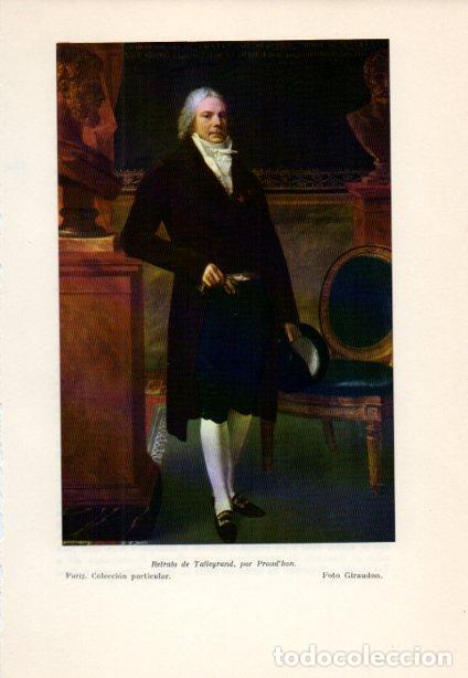 Postkarten: LAMINA V38884: Retrato de Talleyrand por Prud'hon - Martin de Riquer