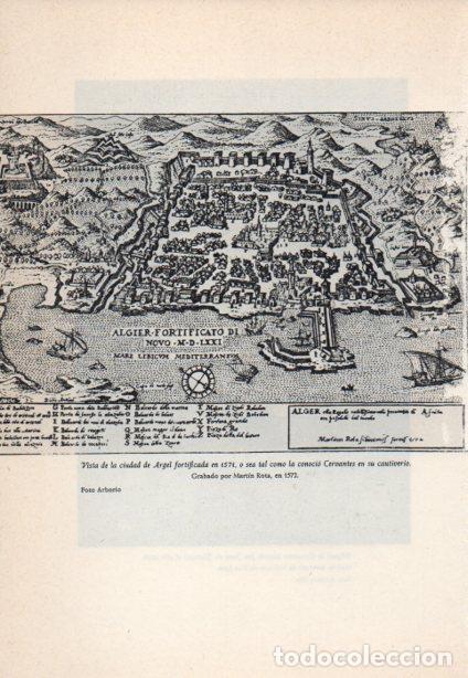 Cartes Postales: LAMINA V38852: Plano de la ciudad de Argel fortificada en 1571 - Martin de Riquer