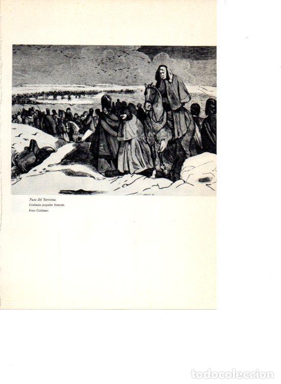 Cartoline: LAMINA V38907: Paso de Beresina grabado frances - Martin de Riquer
