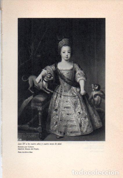 Postkarten: LAMINA V38868: Luis XV a los cuatro a&ntilde;os y cuatro meses por Cobert - Martin de Riquer
