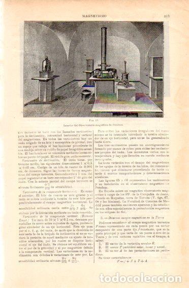 Postais: LAMINA V49852: Observatorio magnetico de Potsdam interior - Varios
