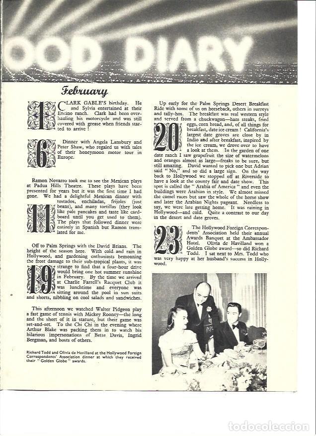 Cartes Postales: LAMINA 36500: Richard Todd con Olivia de Havilland - Ivy Crane Wilson