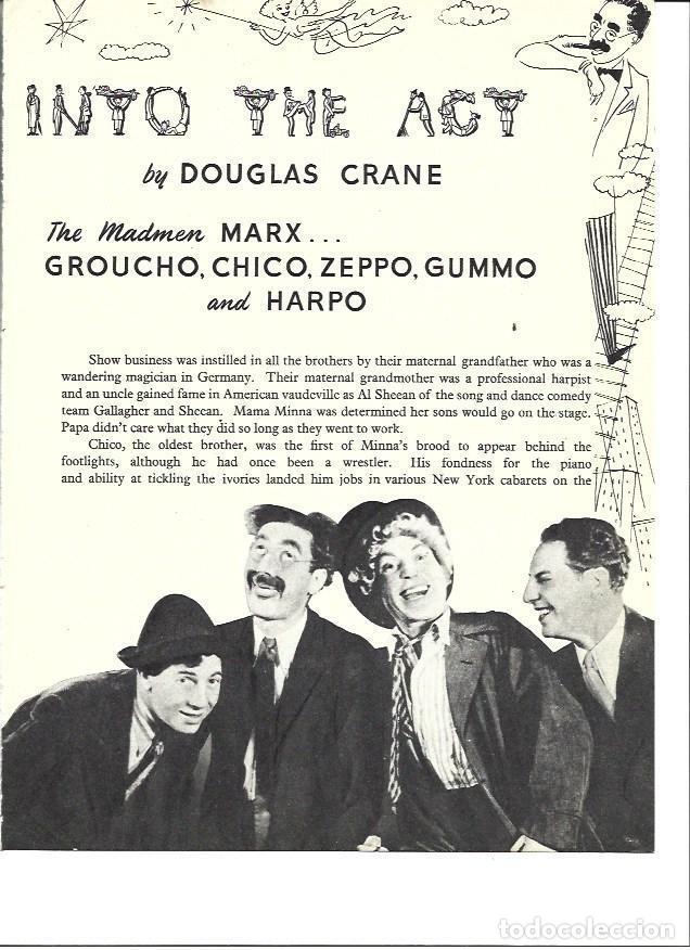 Postales: LAMINA 36548: Los hermanos Marx - Ivy Crane Wilson