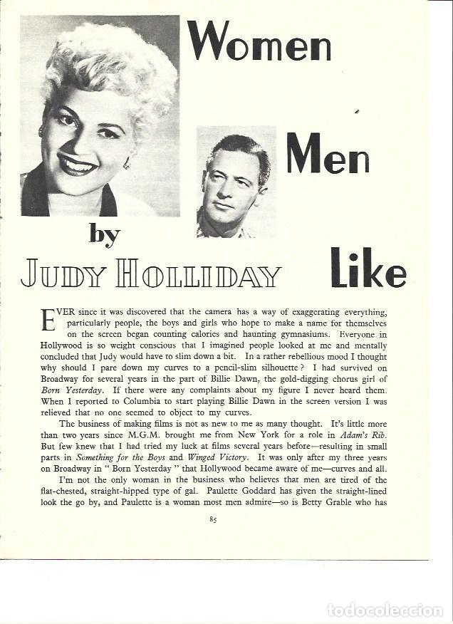 Cartoline: LAMINA 36538: Judy Holliday - Ivy Crane Wilson