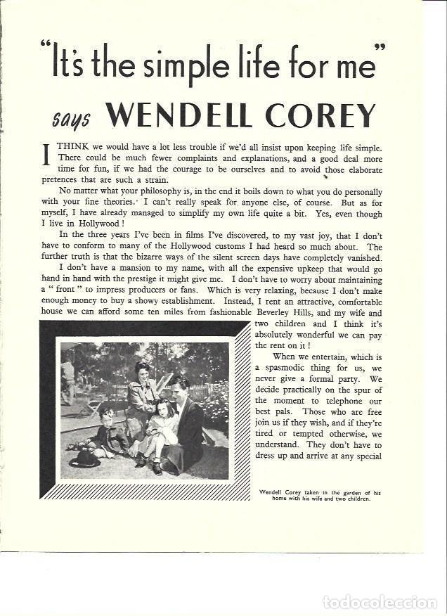 Postkarten: LAMINA 36551: Wendell Corey con su familia - Ivy Crane Wilson
