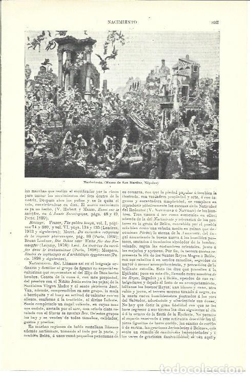 Postkarten: LAMINA ESPASA 40050: Nacimiento - Varios