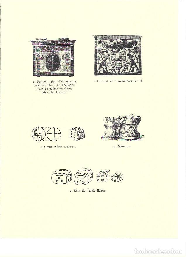 Postales: LAMINA 36109: Dados del Antiguo Egipto - VVAA