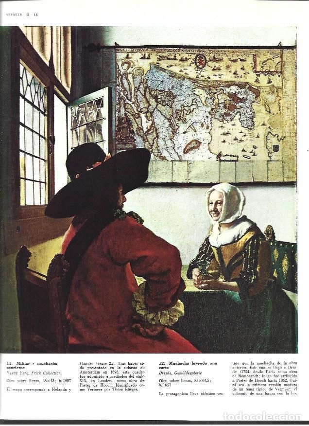 Postales: LAMINA 40440: Militar y muchacha sonriente, por Vermeer - Varios
