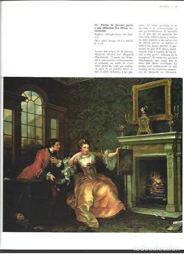 Cartoline: LAMINA 40469: Pareja de jovenes junto a una chimenea, por Hogarth - Varios
