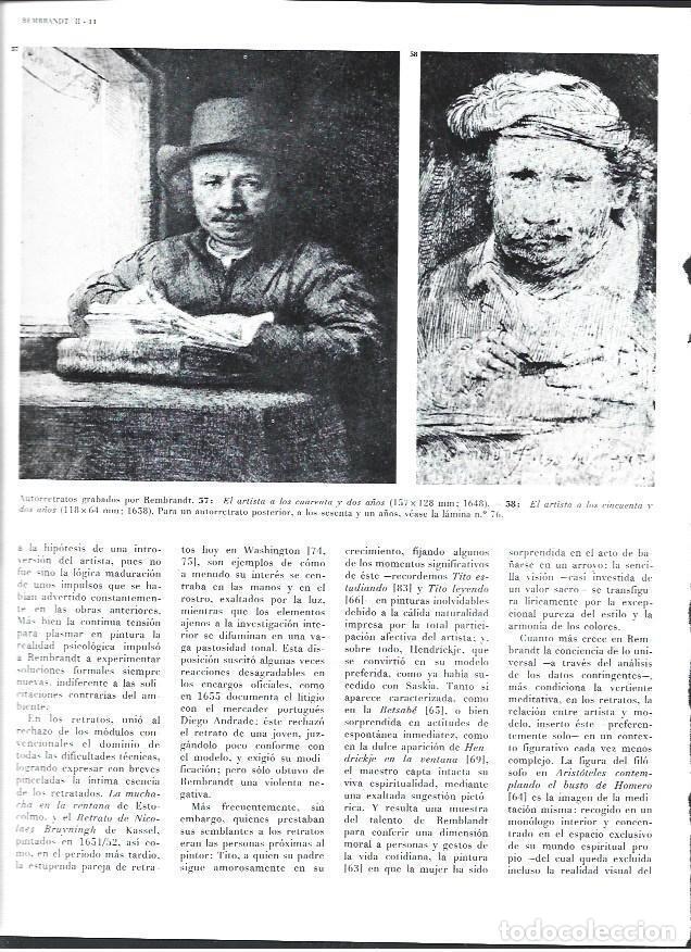 Postales: LAMINA 40426: Autorretratos grabados por Rembrandt - Varios