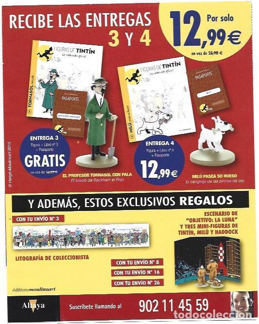 Postales: VARIOS 7025: Suscripcion colecci&oacute;n Figuras de Tintin - NULL