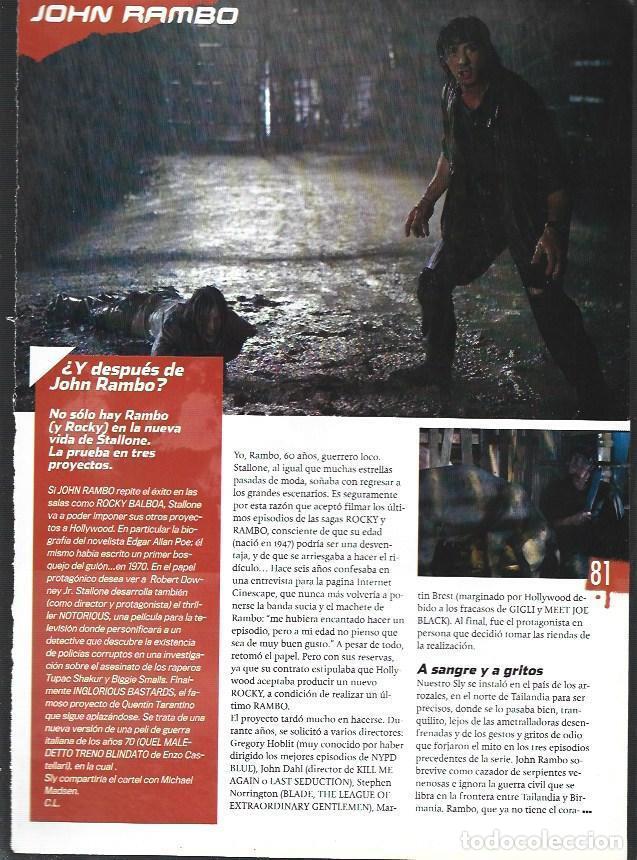Postales: LAMINA 40730: El personaje de John Rambo - Varios