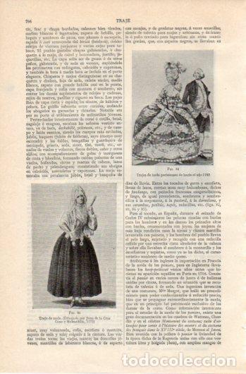 Postales: LAMINA V39590: Traje de maja por Juan de la Cruz - Varios