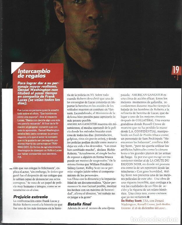 Postcards: LAMINA 40700: Denzel Washington en American Gangster - Varios