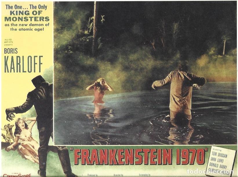 Postales: VARIOS 7301: Cartel de Frankenstein 1970 - NULL - Foto 1