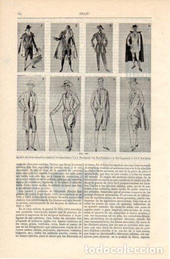 Postkarten: LAMINA V39619: Trajes masculinos por Bussy Cappiello y Boris - Varios