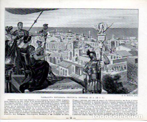Postais: LAMINA V38942: Tarragona declarada provincia imperial por J. G. Mencia - Manuel Sandoval del Rio