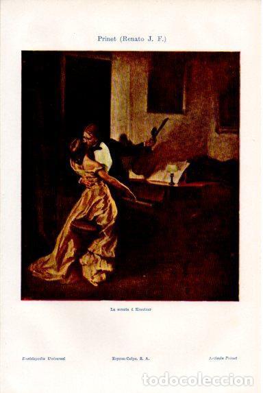 Postales: LAMINA V50819: La sonata a Kreutzer por Renato J. F. Prinet - Varios